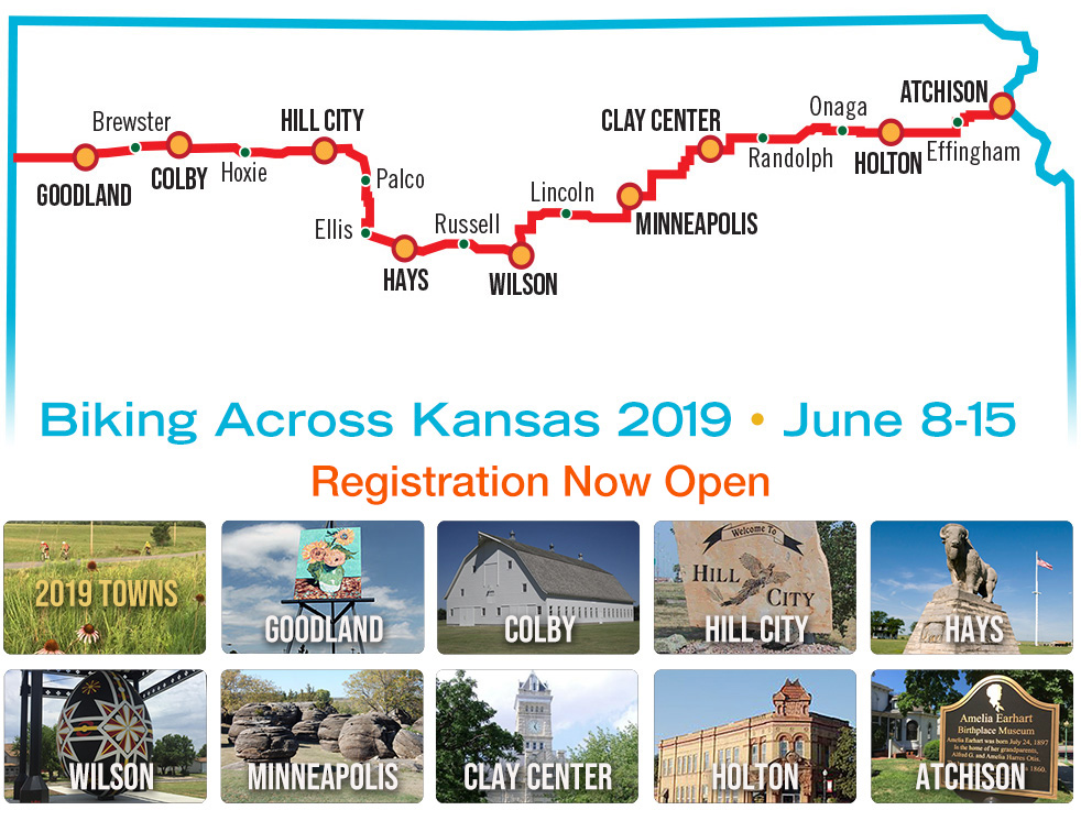 Bike Across Kansas (BAK) 2019 Get Outdoors Kansas